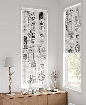 Рулонная штора «Федера - 517- ширина 62 см» | фото 2