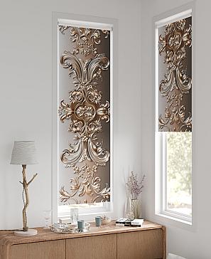 Рулонная штора «Плутея -498- ширина 52 см»