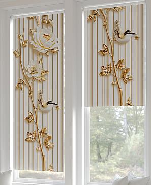 Рулонная штора «Федера - 533- ширина 62 см» | фото 2