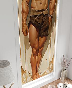 Рулонная штора «Федера - 482 - ширина 62 см» | фото 3