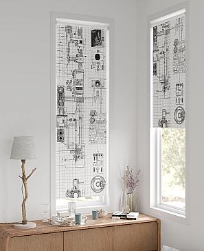 Рулонная штора «Плутея - 517 - ширина 52 см» | фото 3