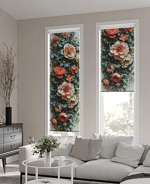 Рулонные <br>шторы «Анимаис-412  - ширина 52 см.»