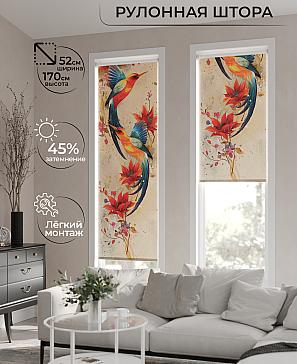 Рулонная штора «Анимаис-431  - ширина 52 см.» | фото