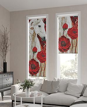 Рулонные <br>шторы «Анимаис-486 - ширина 52 см.»