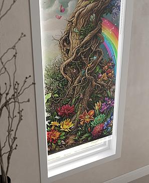 Рулонные <br>шторы «Анимаис-488 - ширина 52 см.»