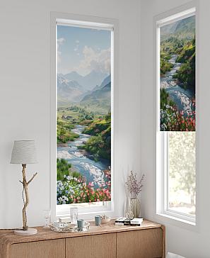 Рулонные <br>шторы «Флорко-639 - ширина 57 см, длина 170 см.»