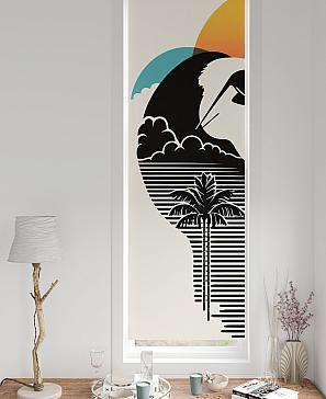 Рулонная штора «Флорко-674 - ширина 57 см, длина 170 см.» | фото 3