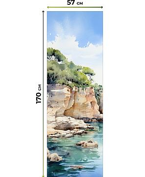 Рулонные <br>шторы «Флорко-698 - ширина 57 см, длина 170 см.»