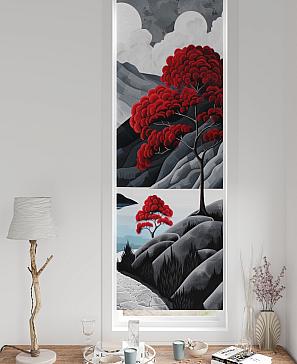 Рулонная штора «Флорко-719 - ширина 57 см, длина 170 см.» | фото 3