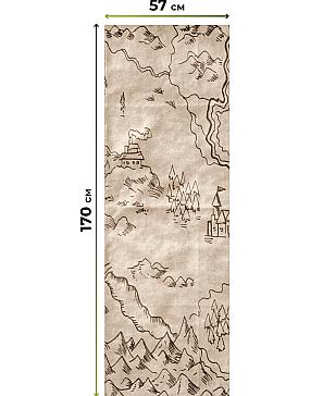 Рулонные <br>шторы «Флорко-755 - ширина 57 см, длина 170 см.»