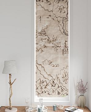 Рулонные <br>шторы «Флорко-755 - ширина 57 см, длина 170 см.»