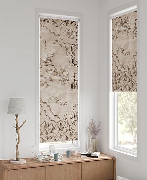 Рулонные <br>шторы «Флорко-755 - ширина 57 см, длина 170 см.»