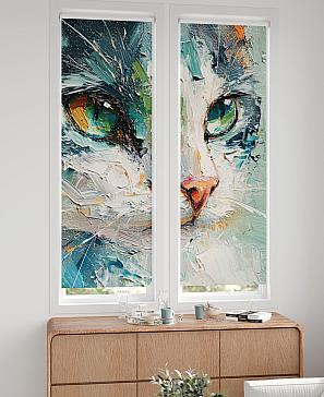 Рулонные <br>шторы «Флорко-817 - ширина 57 см, длина 170 см.»