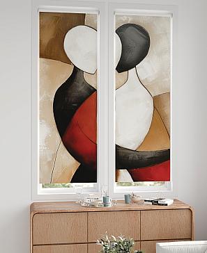 Рулонные <br>шторы «Флорко-819 - ширина 57 см, длина 170 см.»