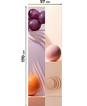 Рулонные <br>шторы «Флорко-853 - ширина 57 см, длина 170 см.»