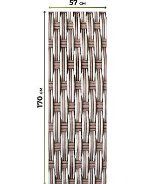 Рулонная штора «Флорко-876 - ширина 57 см, длина 170 см.» | фото 3