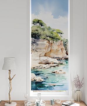 Рулонная штора «Онорэ-698 - ширина 68 см, длина 170 см.» | фото 3