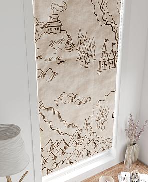 Рулонные <br>шторы «Онорэ-755 - ширина 68 см, длина 170 см.»