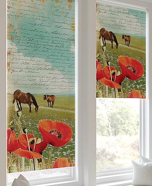 Рулонная штора «Онорэ-856 - ширина 68 см, длина 170 см.» | фото 3