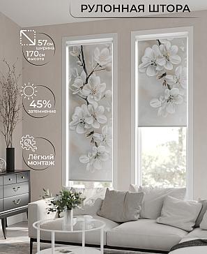 Рулонная штора «Фрезис-741 Ширина 57 см, Высота 170 см.» | фото