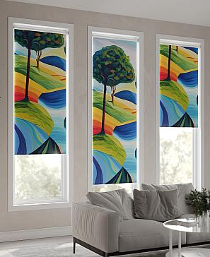 Рулонная штора «Фрезис-811 Ширина 57 см, Высота 170 см.» | фото 3