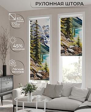 Рулонная штора «Фрезис-841 Ширина 57 см, Высота 170 см.» | фото