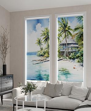 Рулонная штора «Мастио-844 - ширина 68 см, длина 170 см.» | фото 2