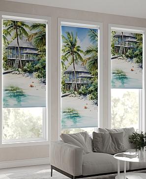 Рулонная штора «Мастио-844 - ширина 68 см, длина 170 см.» | фото 3