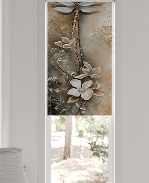 Рулонные <br>шторы «Флорко-574 - ширина 57 см, длина 170 см.»