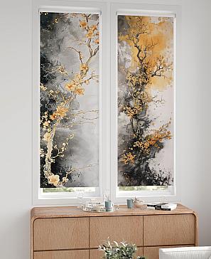 Рулонная штора «Флорко-596 - ширина 57 см, длина 170 см.» | фото 2