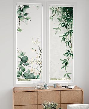 Рулонная штора «Флорко-605 - ширина 57 см, длина 170 см.» | фото 2