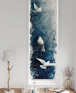 Рулонная штора «Флорко-609 - ширина 57 см, длина 170 см.» | фото 3