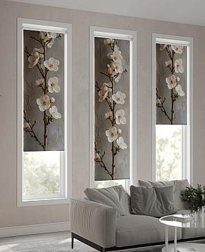 Рулонная штора «Изерэ-595 - ширина 47 см, длина 170 см.» | фото 3