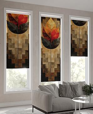 Рулонная штора «Фрезис-581 - ширина 57 см, длина 170 см.» | фото 3