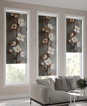 Рулонная штора «Фрезис-596 - ширина 57 см, длина 170 см.» | фото 3