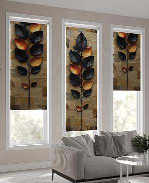 Рулонная штора «Фрезис-631 - ширина 57 см, длина 170 см.» | фото 3