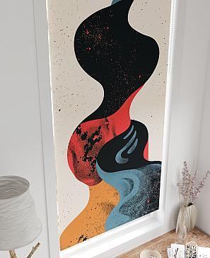 Рулонная штора «Онорэ - 908 - ширина 68 см» | фото 3