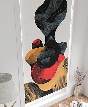 Рулонная штора «Онорэ - 909 - ширина 68 см» | фото 3