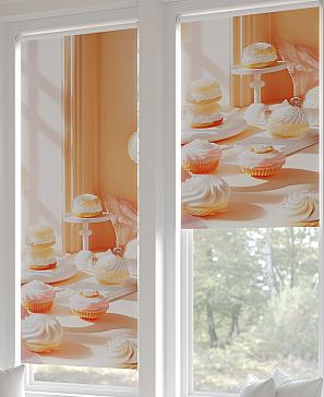 Рулонная штора «Онорэ - 917 - ширина 68 см» | фото 2