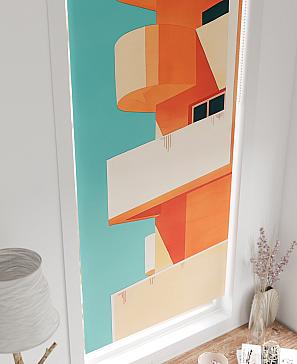 Рулонная штора «Онорэ - 919 - ширина 68 см» | фото 3