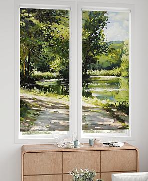 Рулонная штора «Онорэ - 940 - ширина 68 см» | фото 2