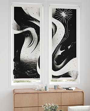 Рулонная штора «Онорэ - 943 - ширина 68 см» | фото 2