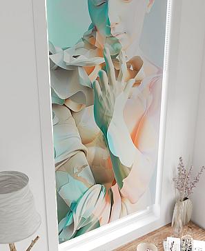 Рулонная штора «Онорэ - 972 - ширина 68 см» | фото 3