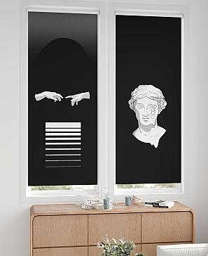 Рулонная штора «Онорэ - 995 - ширина 68 см» | фото 2