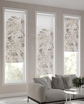 Рулонная штора. Монстера. ширина 47см.