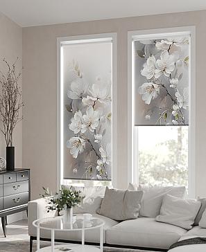 Рулонная штора.Череза. ширина 68см.