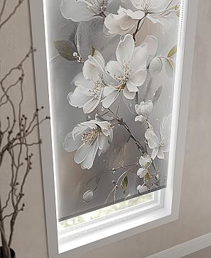 Рулонная штора.Череза. ширина 68см.