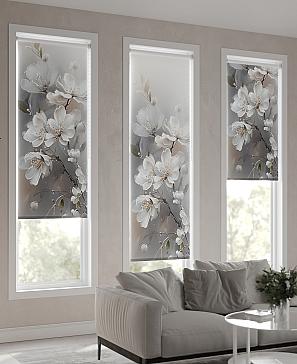 Рулонная штора «Череза - ширина 52 см»