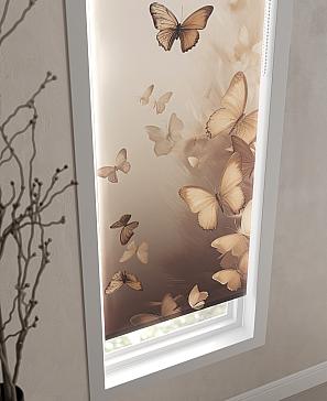 Рулонная штора.Марипоса. ширина 47см.