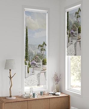 Рулонная штора  «Лунмикс - 10 - ширина 47 см»